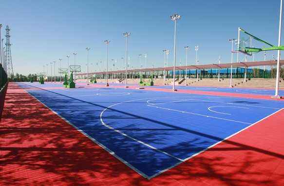 矽PU籃球場