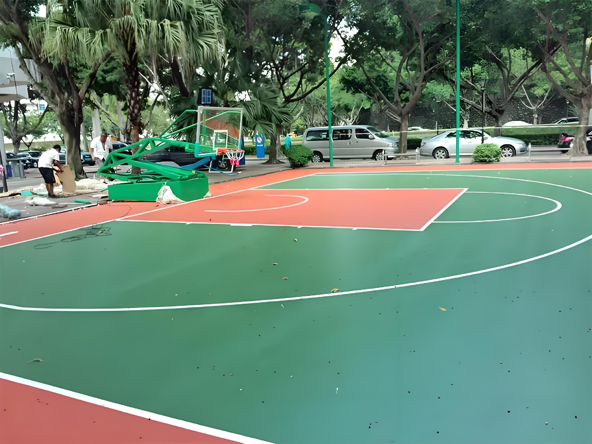 硬地丙烯酸網球場