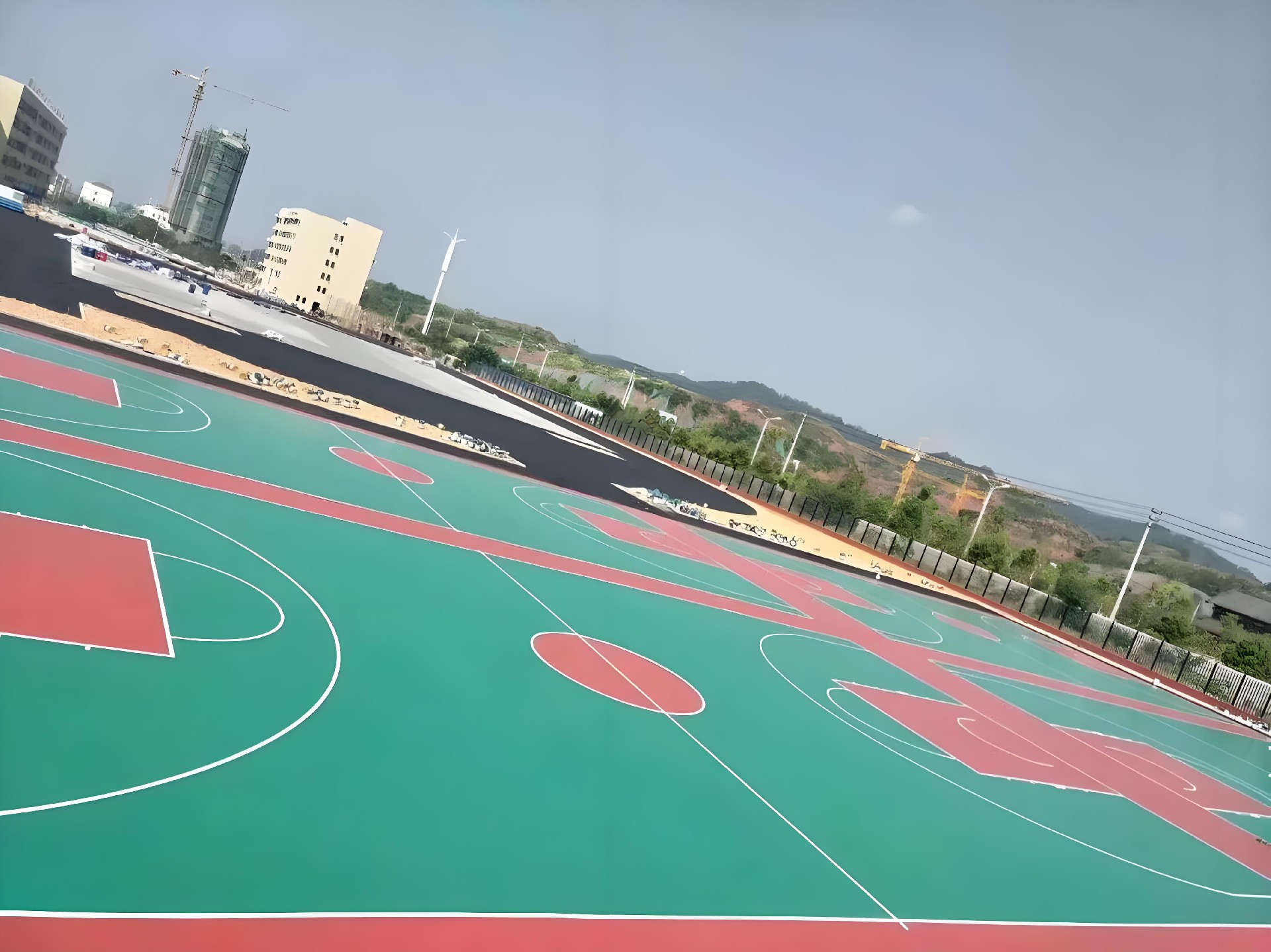 矽PU籃球場 矽PU籃球場