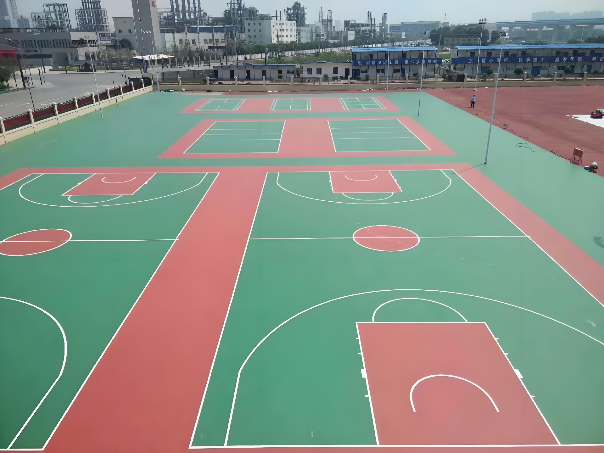 矽PU籃球場 矽PU籃球場